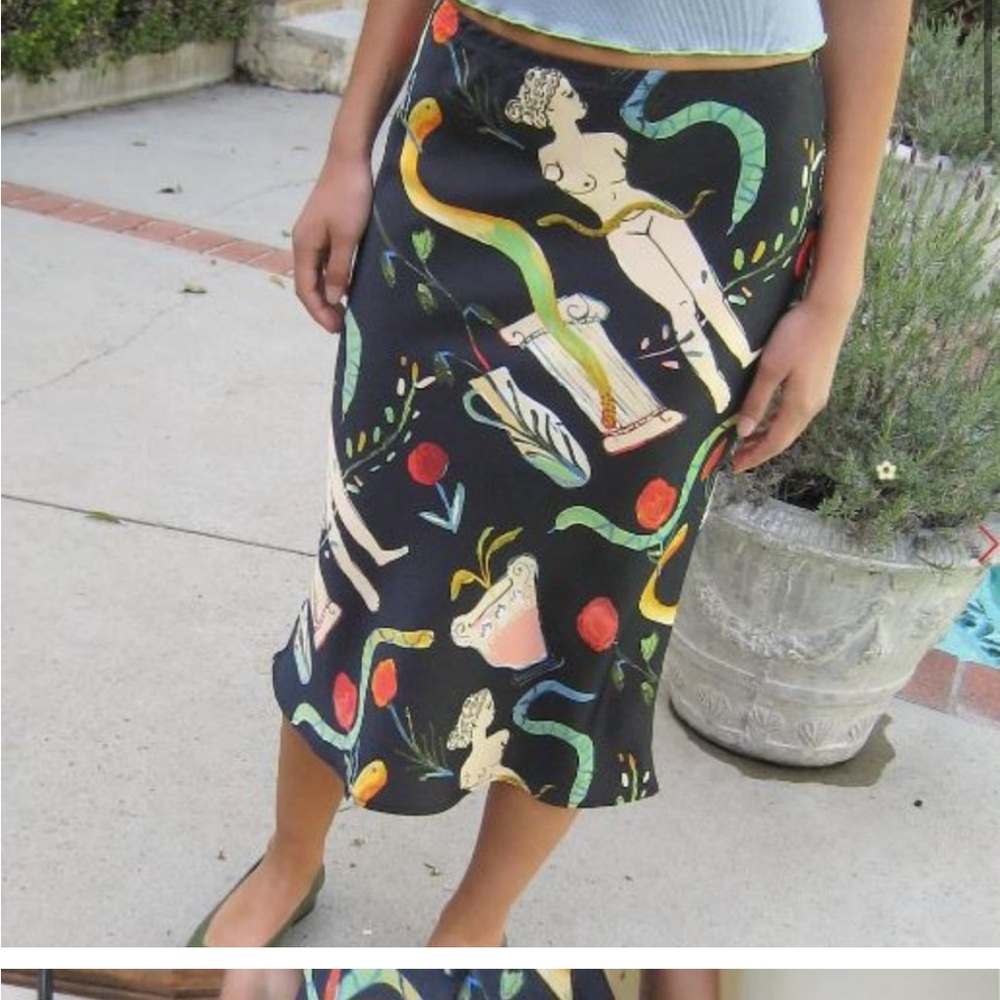 Sandy Midi Skirt LISA SAYS GAH - Museo Nero -  Assorted - NWT